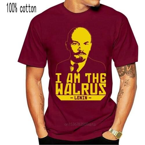 BIG LEBOWSKI LENIN I AM THE WALRUS UNOFFICIAL LENNON ADULTS T-SHIRT