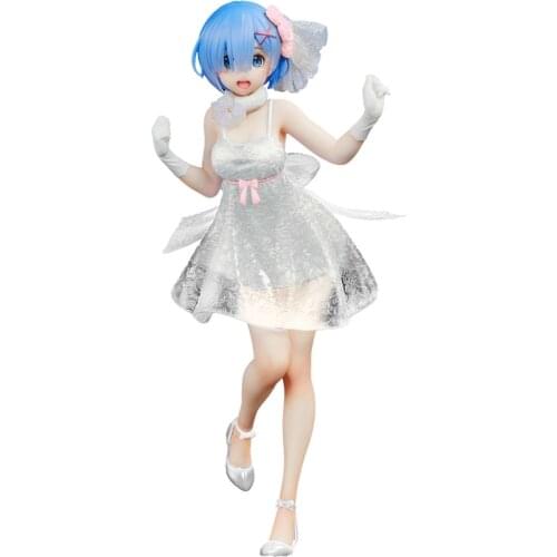 Pre Sale Anime Figure Rem Models Crystal Dress Figural Figurine Re:life Zero Periphery Collection Ornaments Rem Figure Models