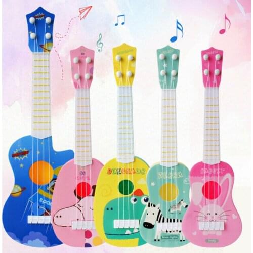 Beginner Classical Ukulele Guitar Educational Musical Instrument Toy For Kids Mini Simulation Guitar Practice Musical toy