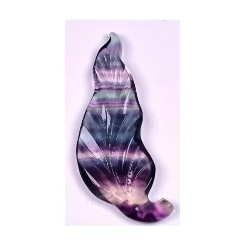Beautiful Natural fluorite leaf Rock Crystal Leaf Shape