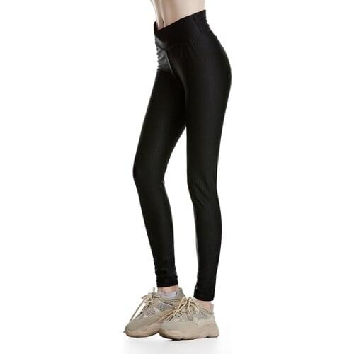 Pleated Leggings For Women Sporting Women Textured Workout Leggings High Waist Slim Fitness Pants Jacquard Weave Leggings