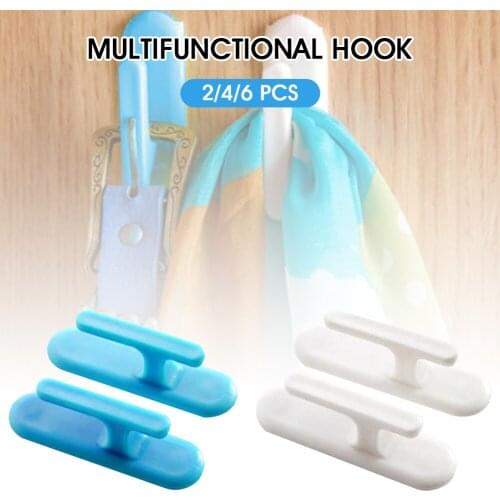 Plastic Curtain Holdbacks Holder Self Adhesive Wall Rope Hanger Curtain Hooks Drapery Holder Curtain Rope Holder for Home Office