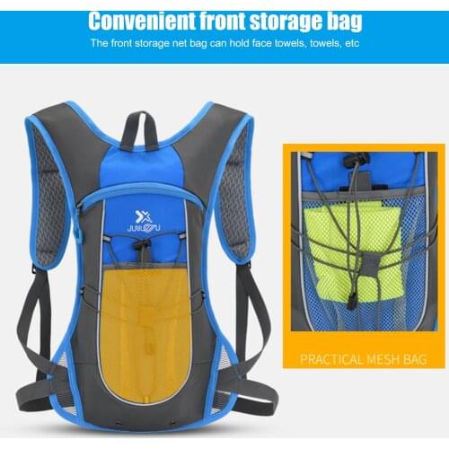 Outdoor Sports Cycling Water Hydration Pack Knapsack Breathable Waterproof Reflective Running Climbing Night Riding Warning Bags