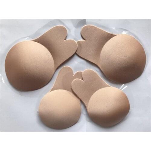 Big Breast Silicone Bra Women Self Adhesive Underwear Strapless Push Up Bra Invisible Rabbit Ear Lingerie Sticky Sexy Bra