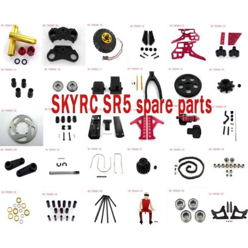 SKYRC SR5 1/4 Scale Super Rider RC Motorcycle spare parts wheel frame chain shock absorber swing arm gear bearing fixed seat