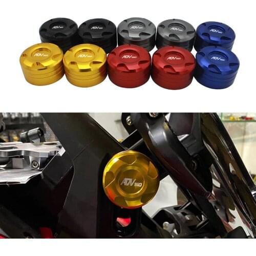 Windshield Height Adjustment Screws Protection Semspeed cnc aluminum screws cap cover ornamentation for Honda ADV 150 2019 2020
