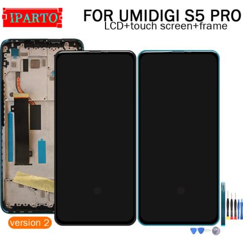 UMIDIGI S5 PRO LCD Display+Touch Screen Digitizer +Frame Assembly 100% Original LCD+Touch Digitizer for UMIDIGI S5 PRO