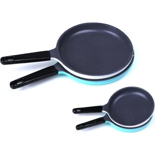 1:12 Dollhouse Miniature Kitchen Utensil Pan Model Accessories Toys