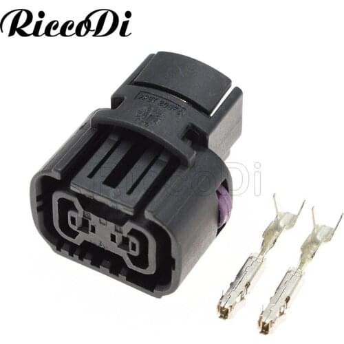 1-20Sets 1.2MM Series 2 Pin Automotive Headlight Wiring Harness Connector Light Bulb Plug For Buick DJ7023-1.2-21