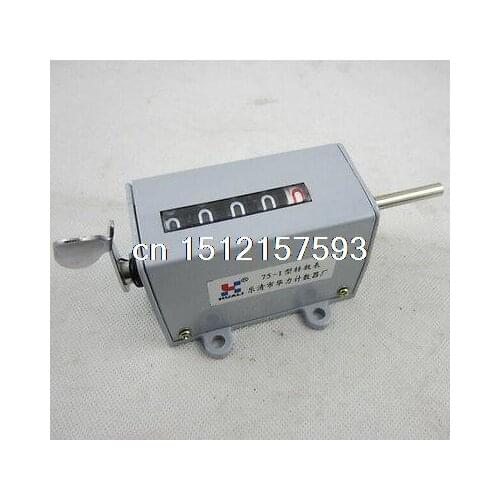 1PCS Mechanical Resetable 5 Digits Display Rotary Counter 350 r min 0 9999 9