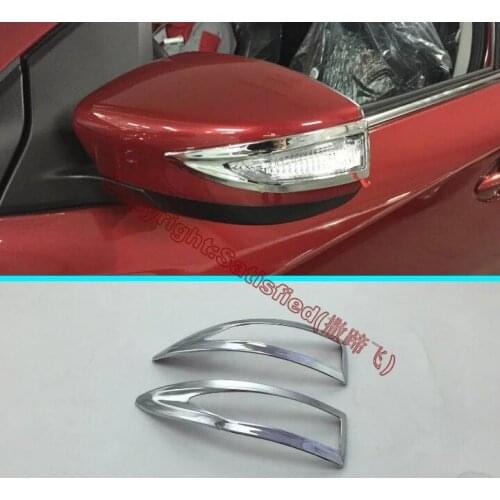ABS Chrome Car Accessories Side Mirror Trim Rear View Molding For Nissan Altima 2016 2017