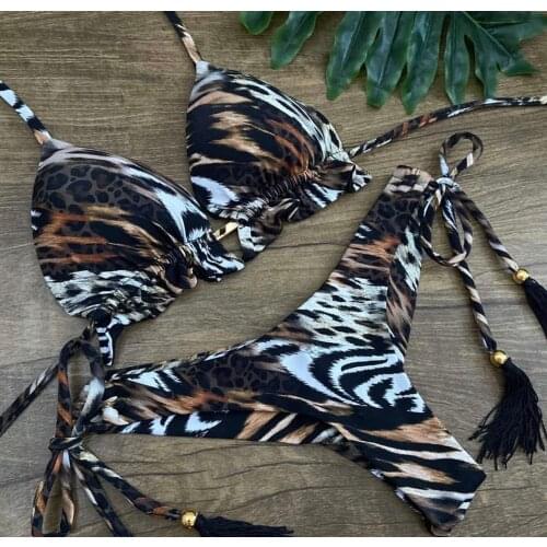 Bikinis 2020 New Sexy Women Swimwear Brazilian Bikini Push Up Swimsuit Solid Beachwear Bathing Suit Thong Biquini Bikini Set