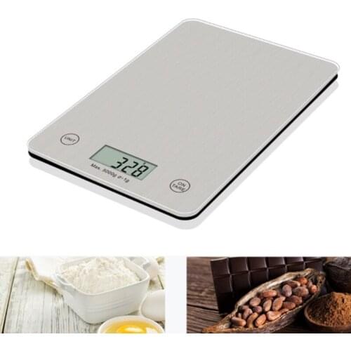 Household Digital Kitchen Scale Electronic Battery Powered LED Display Cooking Baking Food Scale Weight Measuring Tool
