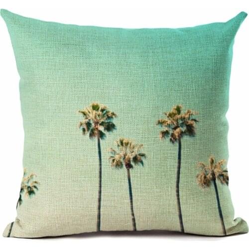 Nordic Style Succulent Plants Print Cushion Cover Decorative Sofa Throw Pillow Car Chair Home Decor Pillow Case almofadas Cojine