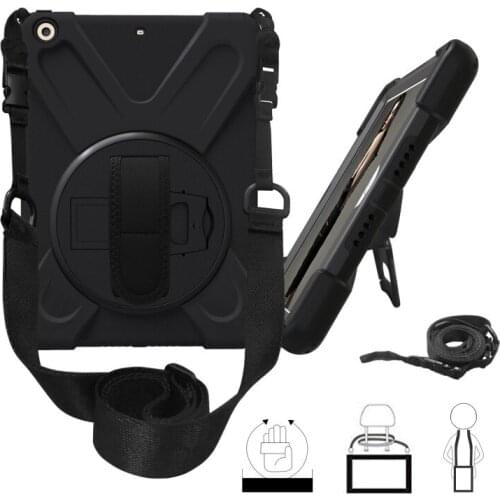 Kids Case for Apple IPad Pro 10.5 inch A1701 A1709 Tablet Shockproof 360 Rotating Cover Funda with Kickstand Hand Shoulder Strap