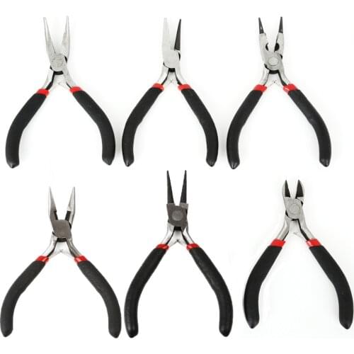 Jewelry Multi-function Pliers Diagonal Long Needle Clamp Curved Nose Double Round Tools For Jewelry Making
