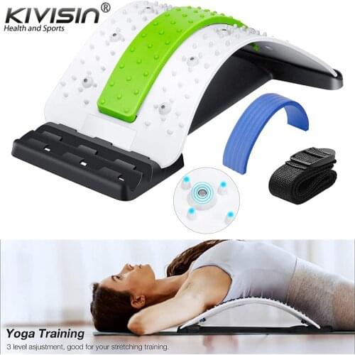 Back Stretcher Multi Level Back Massager Lower Back Pain Relief Device Lumbar Support Stretcher Spine Deck For Herniated