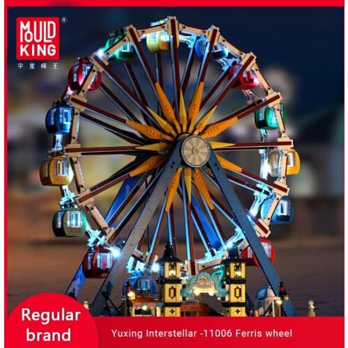 MOULD KING 11006 Ferris Wheel Model Building Blocks Creative Toys App Assembled Childrens Educational Toys Christmas Gifts