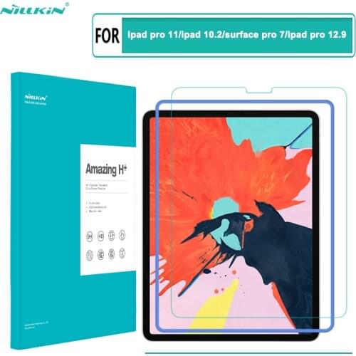 NILLKIN Tempered Glass For iPad Pro 11 2018 9H Full Cover Screen Protector For ipad 10.2/Pro 12.9/pro 10.5/9.7 For surface pro 7
