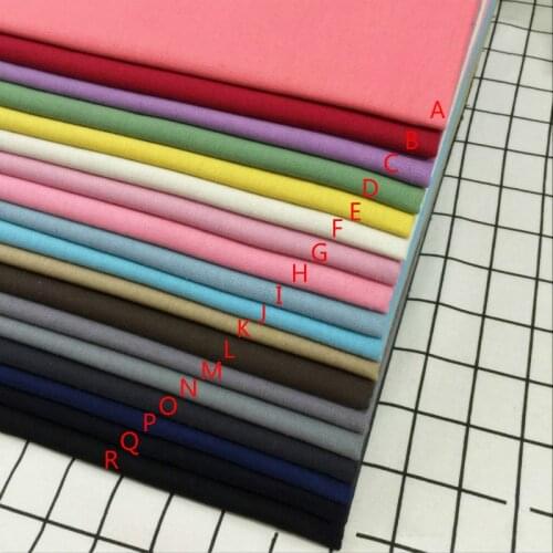 Plain Color Cotton Linen Fabric DIY Sewing Quilting Linen Cotton Fabric Canvas Material Home Textile Curtain Tablecloth Decorate