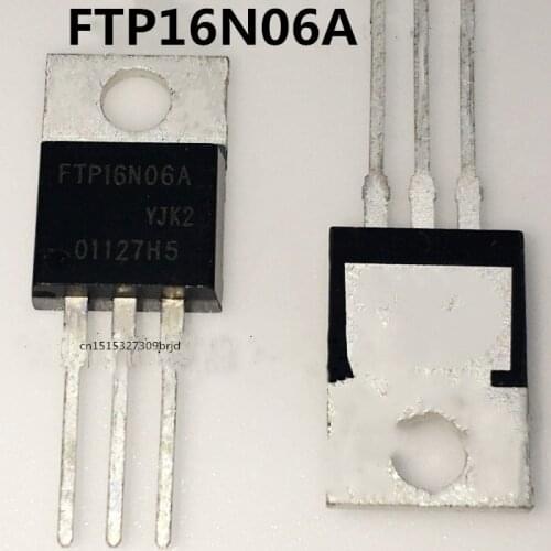 Original New 5PCS/ FTP16N06A,TO-220,55V,55A