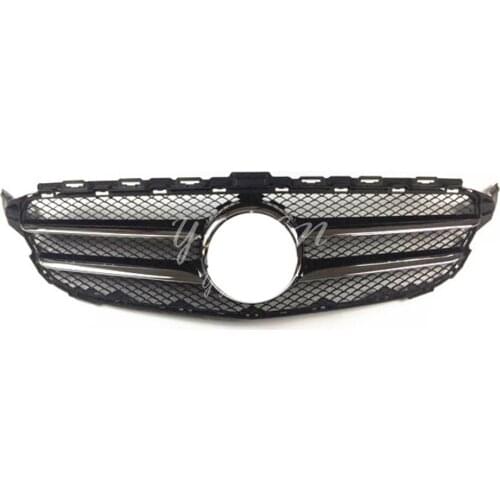 Front Grille fit for W205 C-class 2015-2018 C180L C200 C260 C300 C350 C400