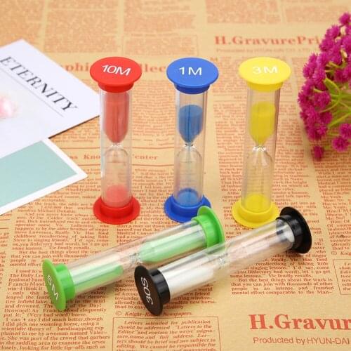 Plastic Lightweight Timer Desktop Sand Handmade Fine Workmanship Plastic Hourglasses for Household Kids Accessories