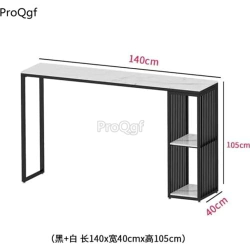 Prodgf 1 Set 140*40*105cm Marble tea shop Bar Table