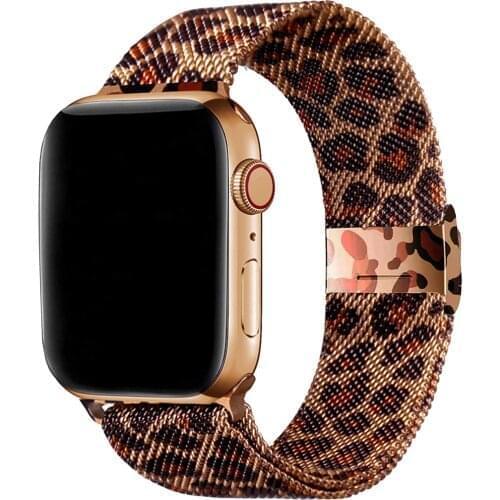 Watch Band for Apple Watch Replacement Stainless Steel Bracelet Mesh Strap 38mm 40mm for iwatch series 5/4/3/2/1 42mm 44mm