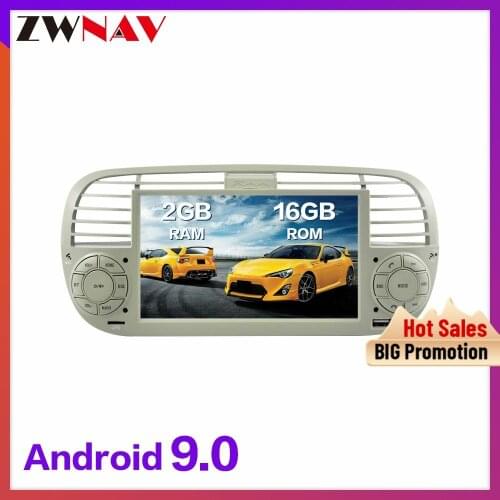 2 DIn Android Car DVD Player Head Unit For Fiat 500 2007 2008 2009 2010 2011 2012 2013 2014 Auto GPS NAVI Stereo Radio Recorder