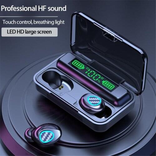 Soleeanre Bluetooth-compatible Earphone For IOS/Android, 9D Stereo Wireless Headphones Lossless Noise Reduction Gaming Earphones