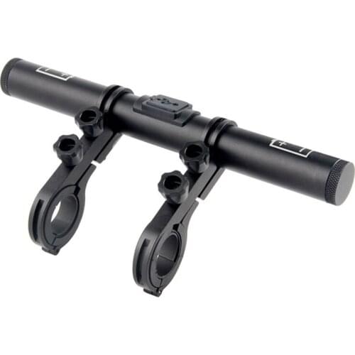 USB Rechargeable Bike Handlebar Extender,7.8In Bicycle Handlebar Extension And A Built-In 4000Mah Bike Phone Charger