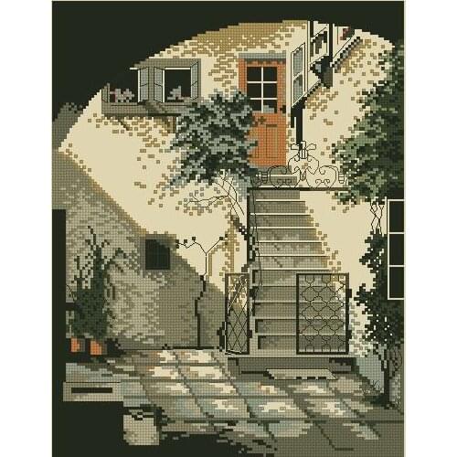 Top Quality beautiful lovely counted cross stitch kit nostalgic house home cottage villa