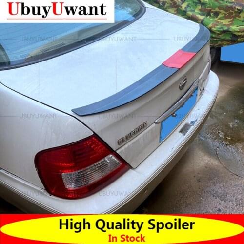 For 1998 1999 2000 2001 2002 2003 2004 Nissan BlueBird ABS Primer Color Rear Spoiler Tail Trunk Boot Wing Decoration