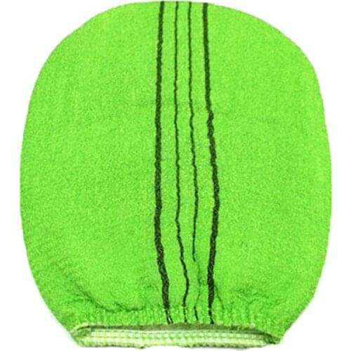 1pc 2 colors Korean Italy Exfoliating Body-Scrub Glove Towel Green Red