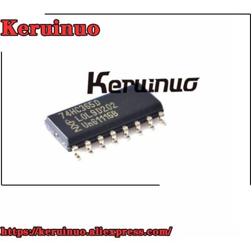 10pcs/lot 74HC365D SOP16 IC BUFF DVR TRI-ST HEX 16SOIC