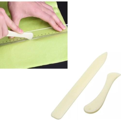 2pcs/lot Paper Creaser Set for DIY Scrapbooking Card Making Photo Album Paper Folding Tool Crafts Edge Side Slicker