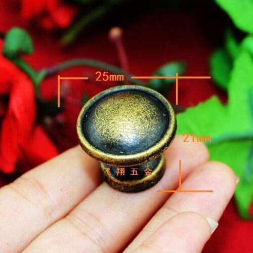 30pcs 26mm Chinese antique furniture drawer handle single hole handle door handle round handle