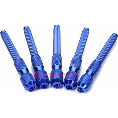 5pcs Blue Tattoo Pen Holders for Skin Surfer Stencil Outling Pen Supply -- TA-110-BE