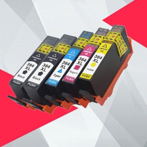 5PK Compatible Ink Cartridge Replacement for HP 364 XL 364xl for Deskjet 3070A 7510 photosmart 5510 5515 5520 7520 B109a 6510