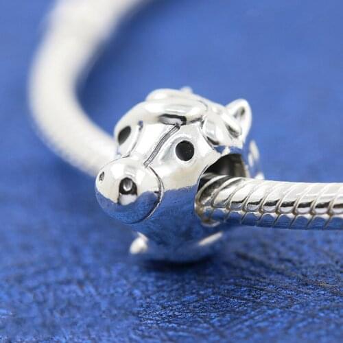 2020 New Autumn 100% 925 Sterling Silver Cute Horse charms Beads Fit Bracelet Original DIY Fine Jewellery For Women Gift