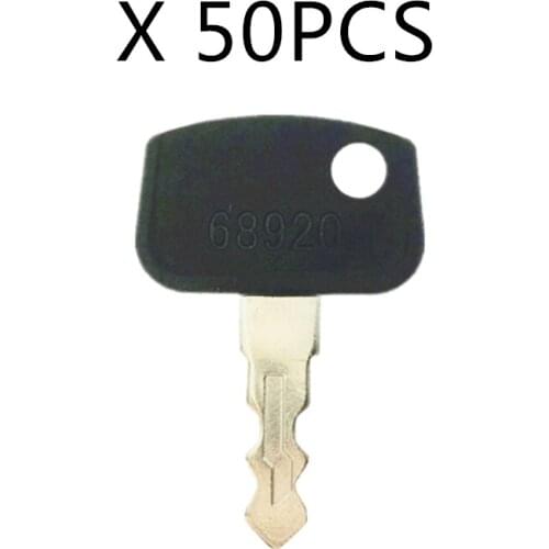 50 Pcs 68920 Ignition Key For Kubota Compact Tractor Excavator BX25 B26 BX2360 KB-151 KH-191 PL501-68920