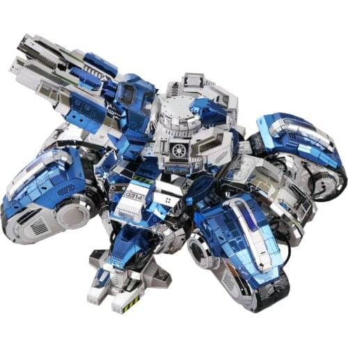 MMZ MODEL MU 3D Metal Puzzle Model Star Craft 2 Siege Tank DIY 3D Laser Cut Assemble Jigsaw Toys decoration GIFT For Adult
