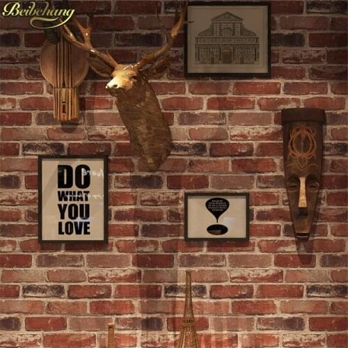 Beibehang Modern 3D stone brick wallpaper for wall design TV background wall PVC wall paper waterproof papel de parede tapete