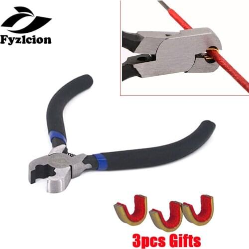 Hunting Archery D Loop Release Nocking Point Pliers Arrow Nocking Buckle Plier for Recurve Compound Bow 3 pcs Coppers