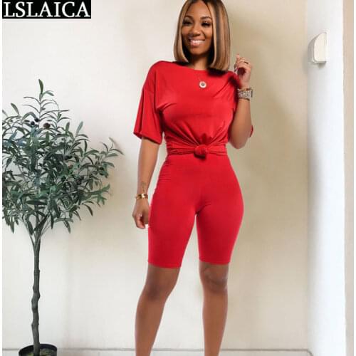 Casual women two piece outfits solid color O-neck tops&Knee Length pant fashion elegant sport two piece set plus size women sets