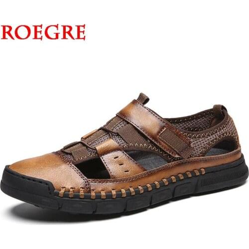 Big Size 38-48 Fashion Men Sandals 2020 Summer Breathable Beach sandals Men Outdoor casual Walking shoes male zapatos de hombre