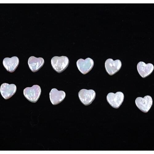 Heart Shape Baroque Nature Pearl Loose Wholesale Freshwater Pearl