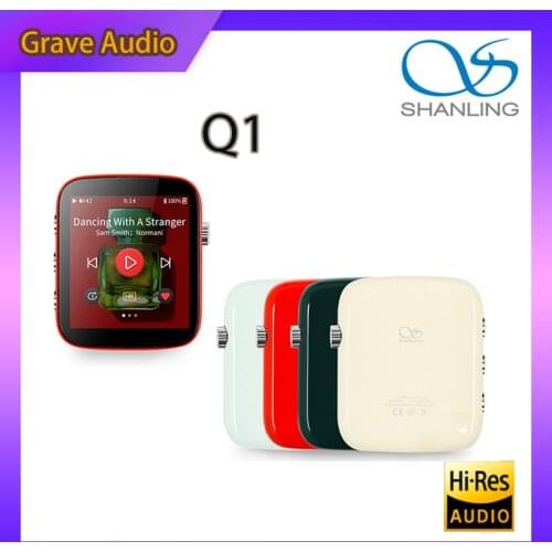 Shanling Q1 ES9218P DAC AMP Two-way Bluetooth Portable Hi-Res HiFi Audio Music filo MP3 Player DSD128 PCM32bit/384kHz LDAC/aptX