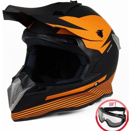 New Motocross motocross race Helmet Men Full Face Helmet Moto Riding ABS Material Adventure Helmet Motorbike DOT ECE